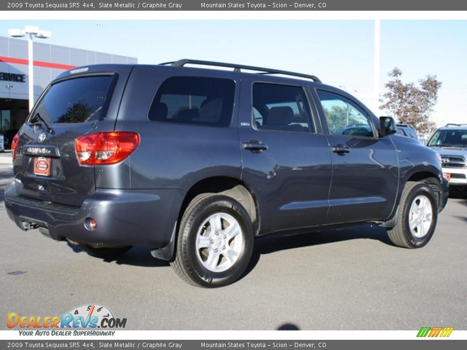 2009 Toyota Sequoia SR5 4x4 Slate Metallic / Graphite Gray Photo #2