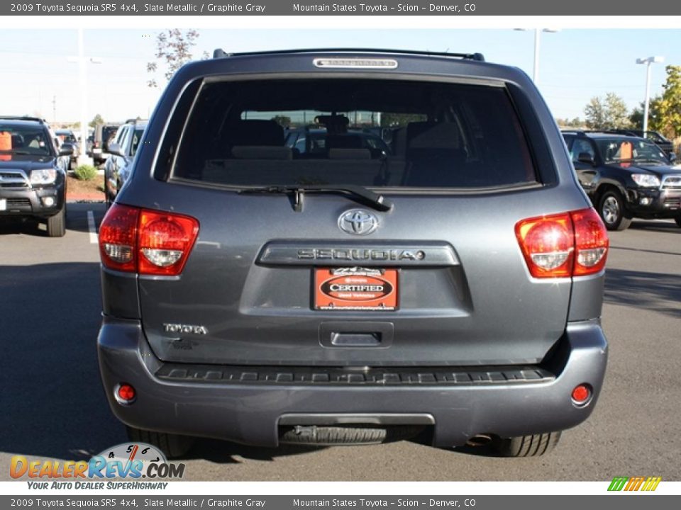 2009 Toyota Sequoia SR5 4x4 Slate Metallic / Graphite Gray Photo #3