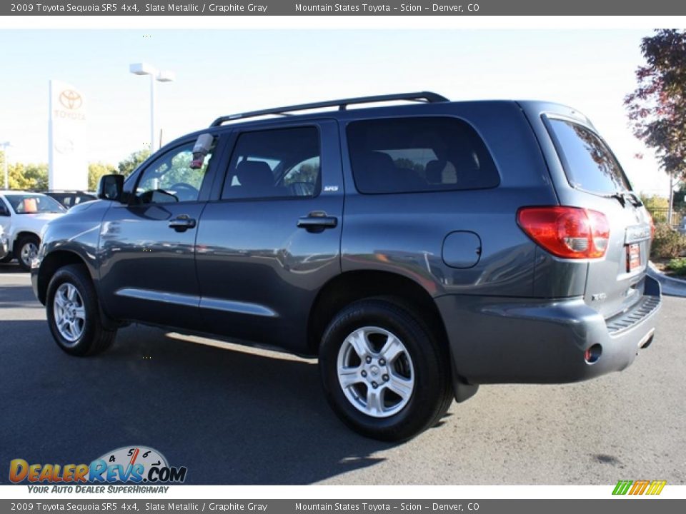 2009 Toyota Sequoia SR5 4x4 Slate Metallic / Graphite Gray Photo #4
