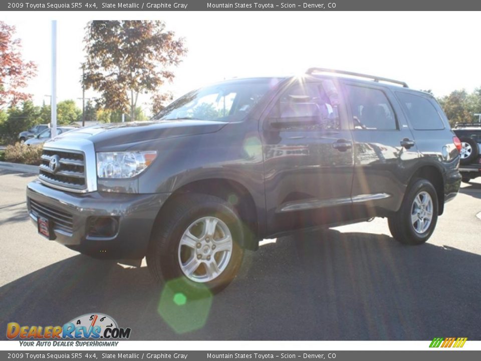 2009 Toyota Sequoia SR5 4x4 Slate Metallic / Graphite Gray Photo #5