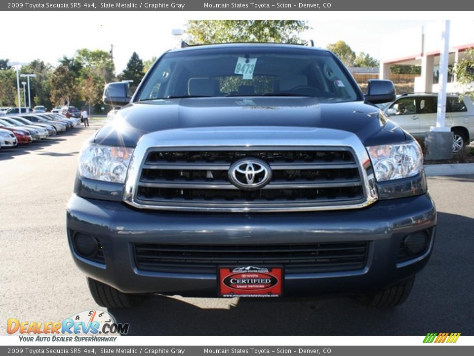 2009 Toyota Sequoia SR5 4x4 Slate Metallic / Graphite Gray Photo #6