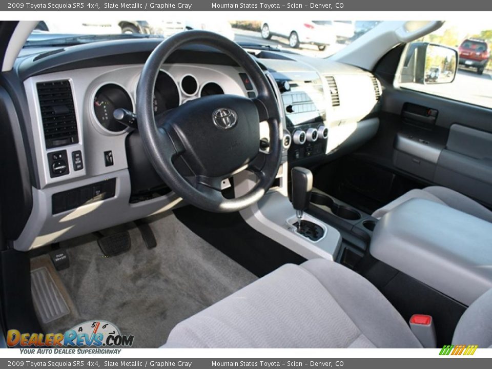 2009 Toyota Sequoia SR5 4x4 Slate Metallic / Graphite Gray Photo #8