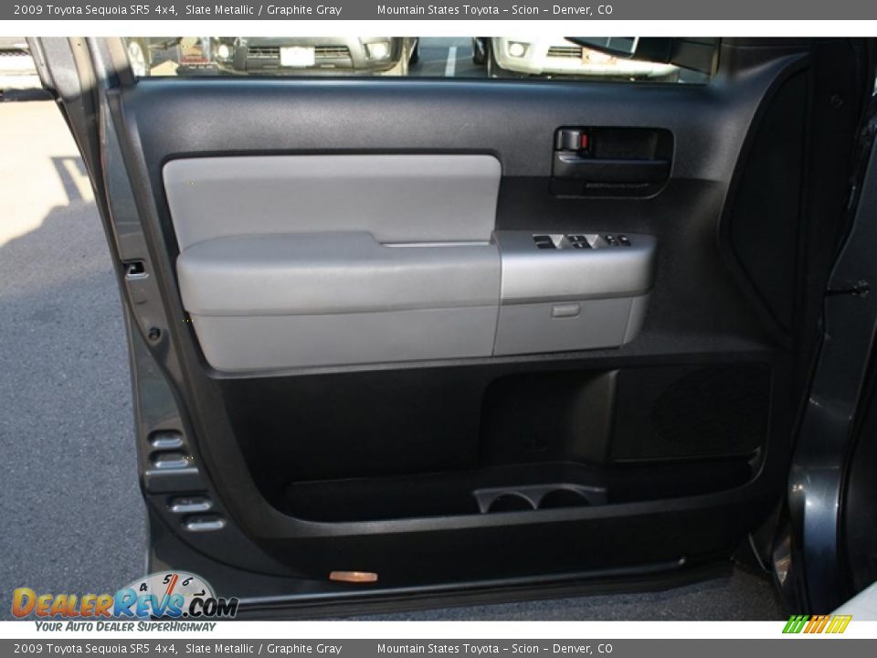 2009 Toyota Sequoia SR5 4x4 Slate Metallic / Graphite Gray Photo #14