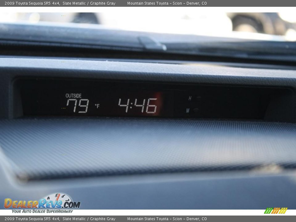 2009 Toyota Sequoia SR5 4x4 Slate Metallic / Graphite Gray Photo #18