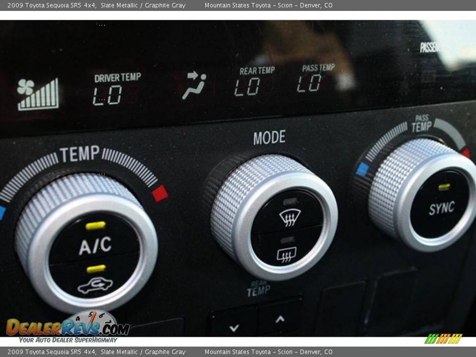 2009 Toyota Sequoia SR5 4x4 Slate Metallic / Graphite Gray Photo #20