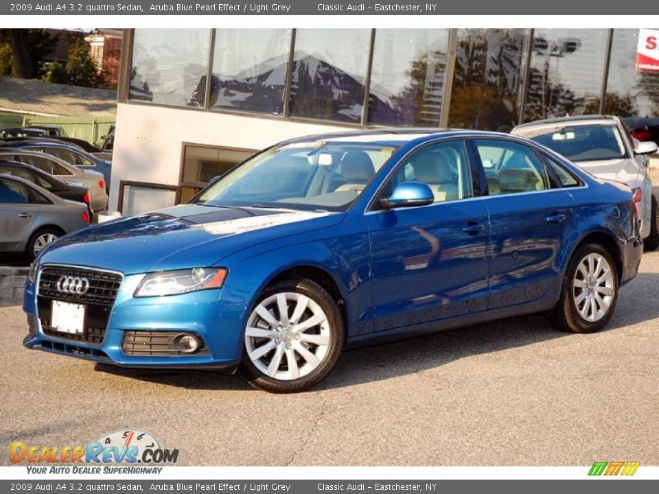 Front 3/4 View of 2009 Audi A4 3.2 quattro Sedan Photo #2