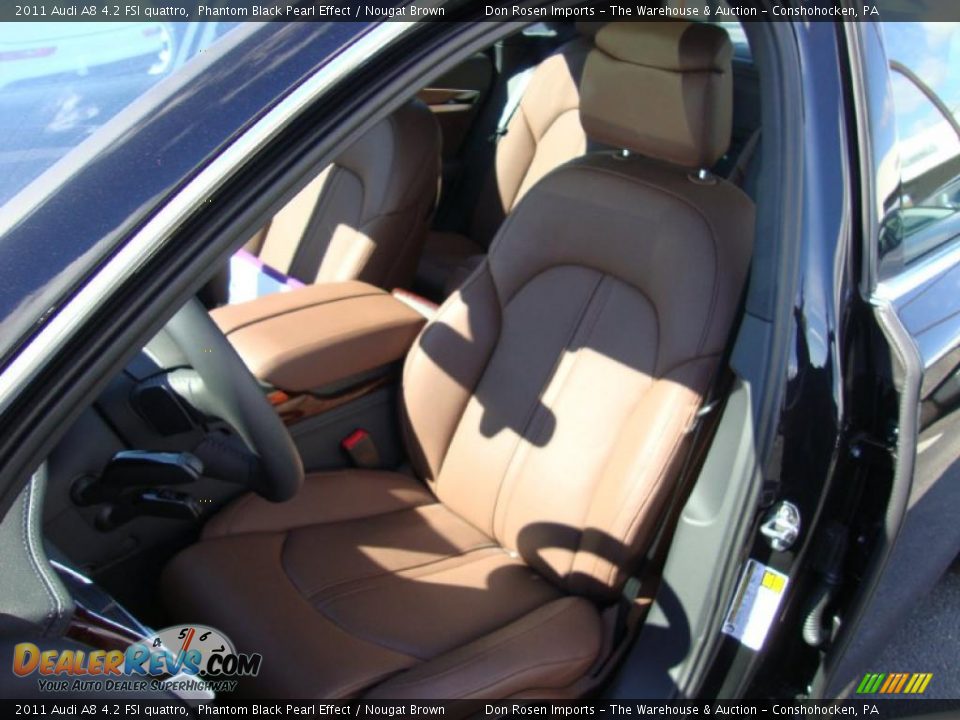 Nougat Brown Interior 2011 Audi A8 4 2 Fsi Quattro Photo