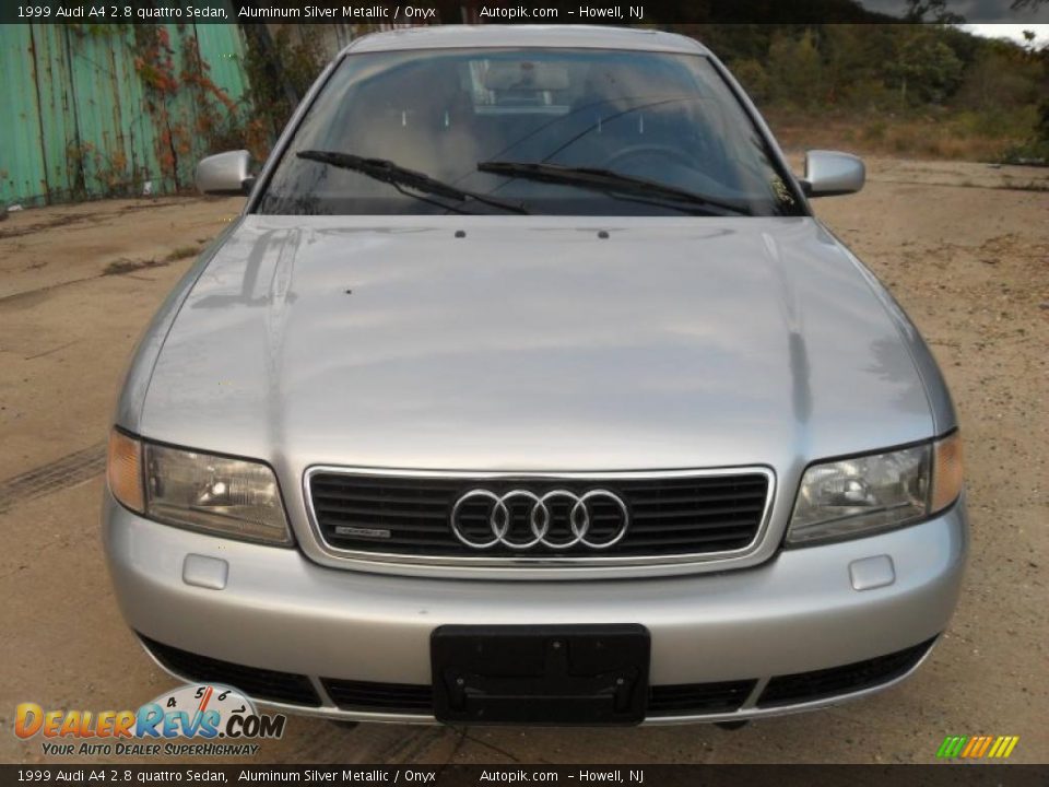 1999 Audi A4 2.8 quattro Sedan Aluminum Silver Metallic / Onyx Photo #1