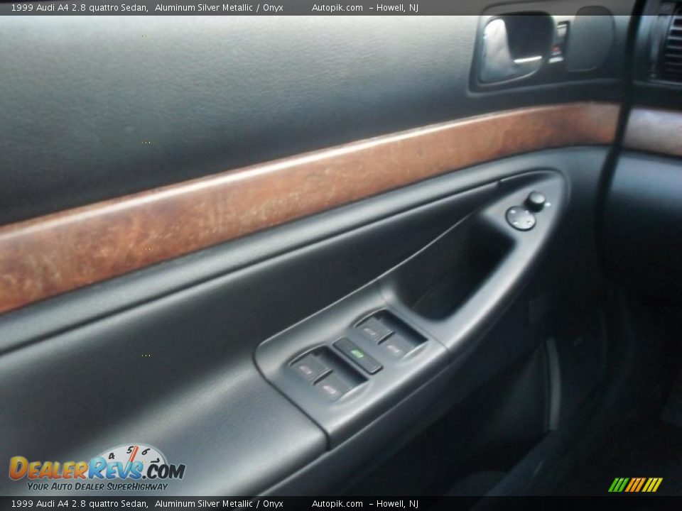 1999 Audi A4 2.8 quattro Sedan Aluminum Silver Metallic / Onyx Photo #13