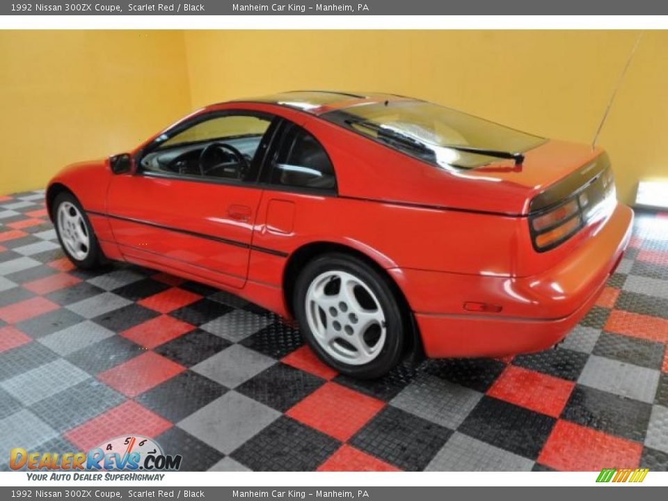 1992 Nissan 300ZX Coupe Scarlet Red / Black Photo #3