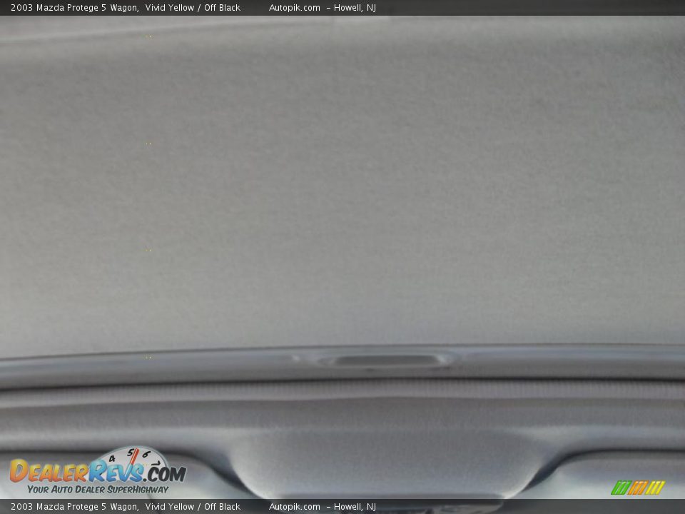 2003 Mazda Protege 5 Wagon Vivid Yellow / Off Black Photo #14