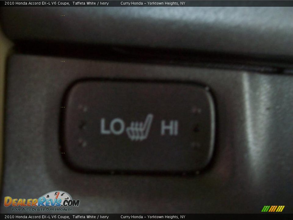 2010 Honda Accord EX-L V6 Coupe Taffeta White / Ivory Photo #21