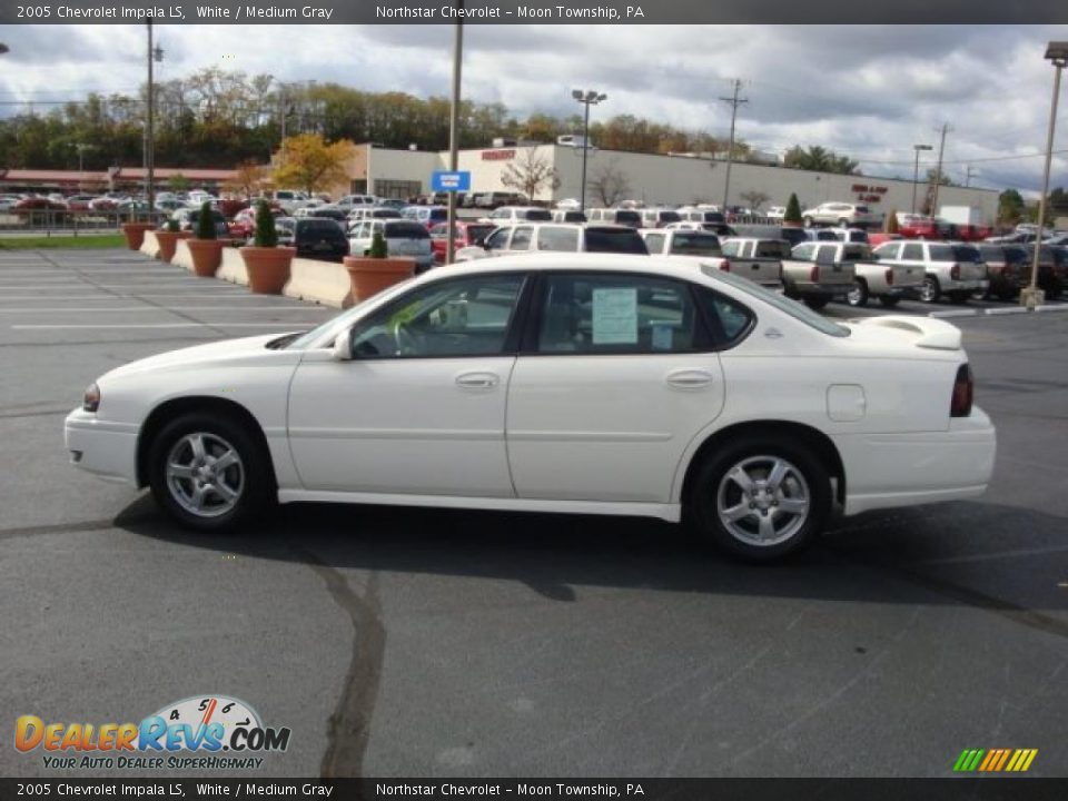 2005 Chevrolet Impala LS White / Medium Gray Photo #6