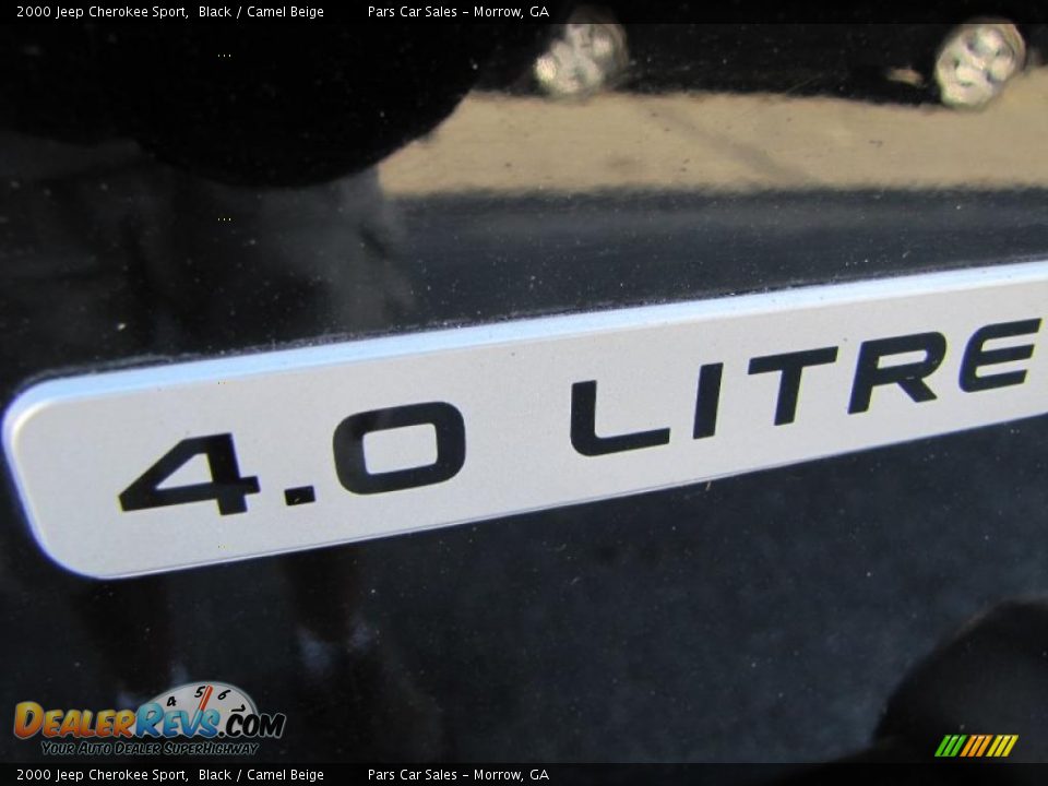 2000 Jeep Cherokee Sport Black / Camel Beige Photo #10