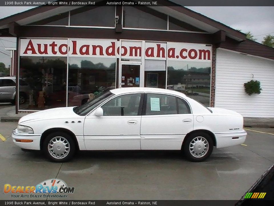 1998 Buick Park Avenue Bright White / Bordeaux Red Photo #1