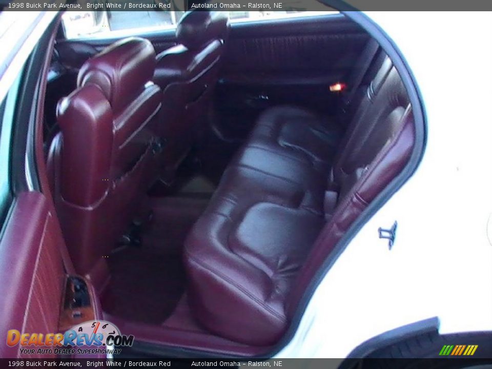 Bordeaux Red Interior - 1998 Buick Park Avenue  Photo #4