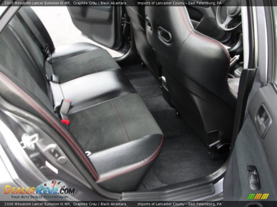 Black Alcantara Interior - 2006 Mitsubishi Lancer Evolution IX MR Photo #12