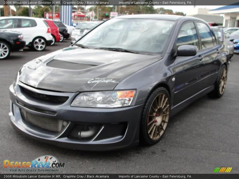 2006 Mitsubishi Lancer Evolution IX MR Graphite Gray / Black Alcantara Photo #17