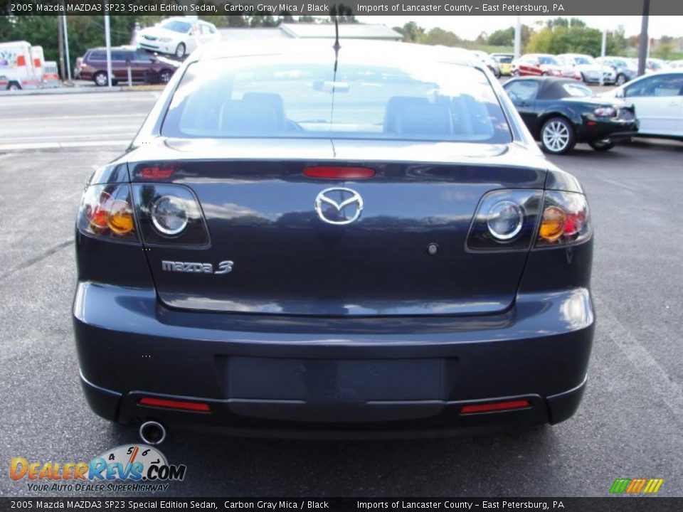 2005 Mazda MAZDA3 SP23 Special Edition Sedan Carbon Gray Mica / Black Photo #5