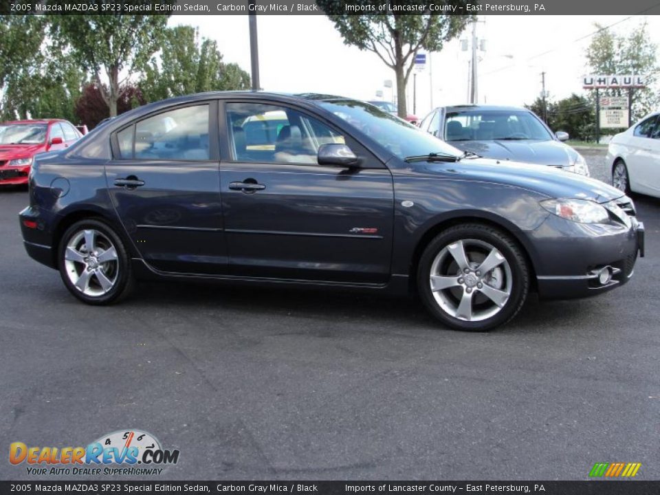 2005 Mazda MAZDA3 SP23 Special Edition Sedan Carbon Gray Mica / Black Photo #7