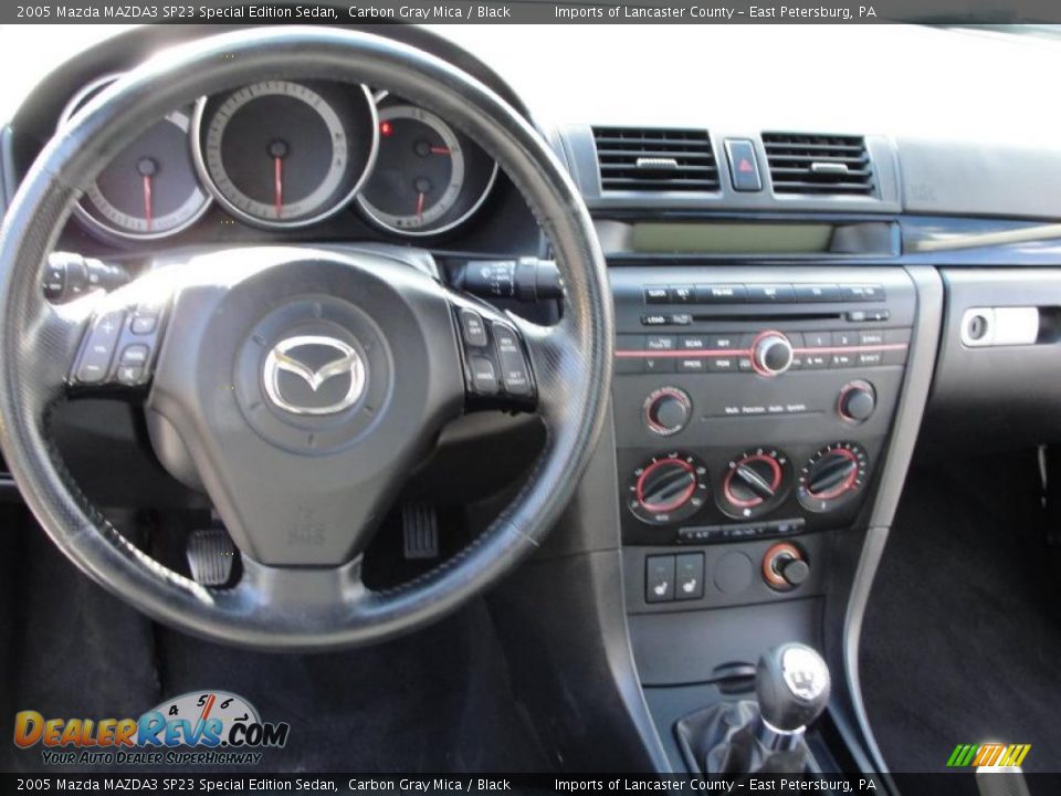 Dashboard of 2005 Mazda MAZDA3 SP23 Special Edition Sedan Photo #10