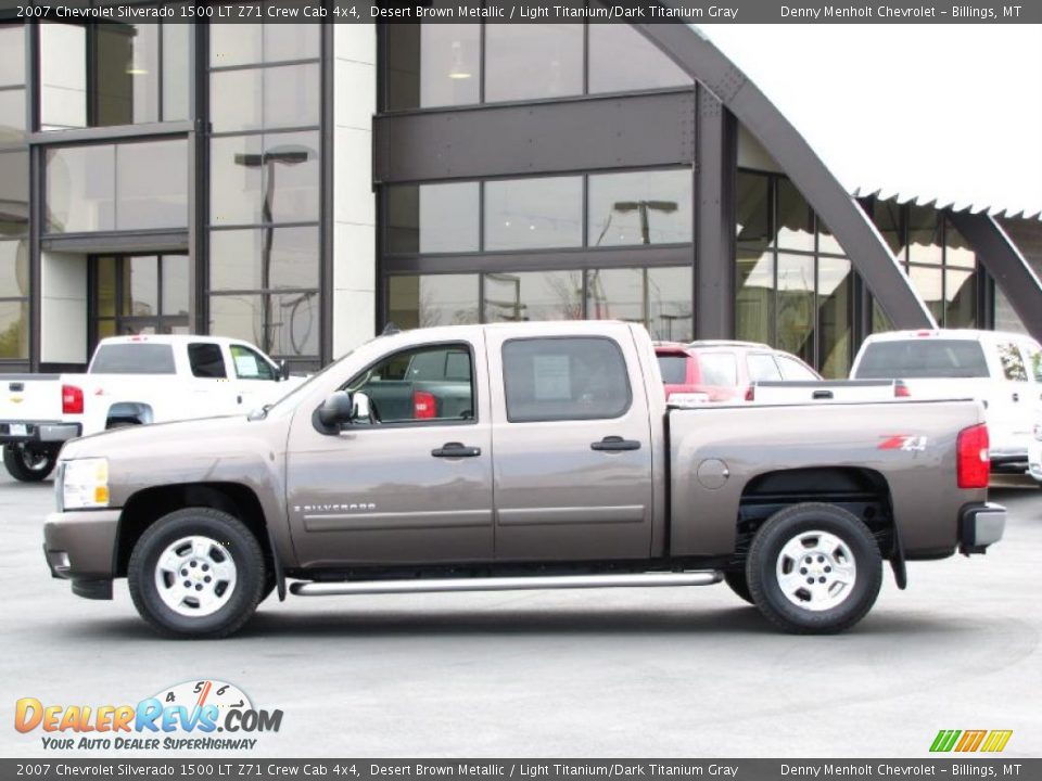 2007 Chevrolet Silverado 1500 LT Z71 Crew Cab 4x4 Desert Brown Metallic / Light Titanium/Dark Titanium Gray Photo #1