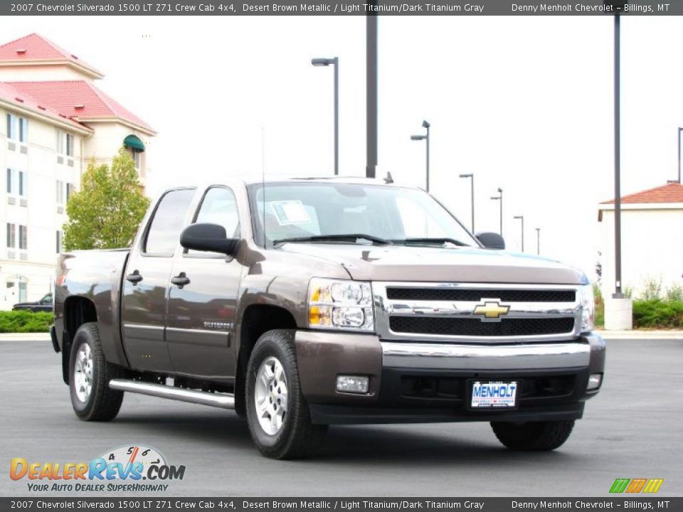 2007 Chevrolet Silverado 1500 LT Z71 Crew Cab 4x4 Desert Brown Metallic / Light Titanium/Dark Titanium Gray Photo #2