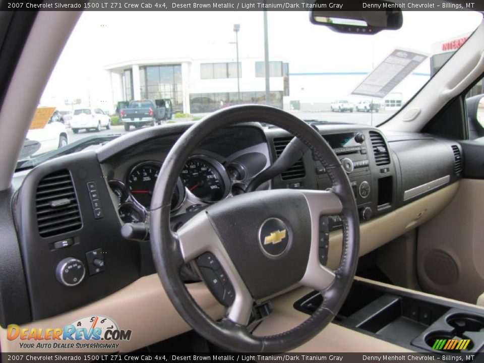 2007 Chevrolet Silverado 1500 LT Z71 Crew Cab 4x4 Desert Brown Metallic / Light Titanium/Dark Titanium Gray Photo #6