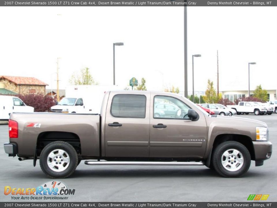 2007 Chevrolet Silverado 1500 LT Z71 Crew Cab 4x4 Desert Brown Metallic / Light Titanium/Dark Titanium Gray Photo #9