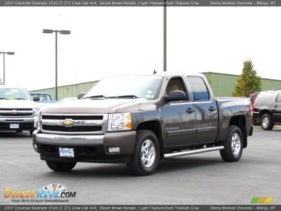 2007 Chevrolet Silverado 1500 LT Z71 Crew Cab 4x4 Desert Brown Metallic / Light Titanium/Dark Titanium Gray Photo #10