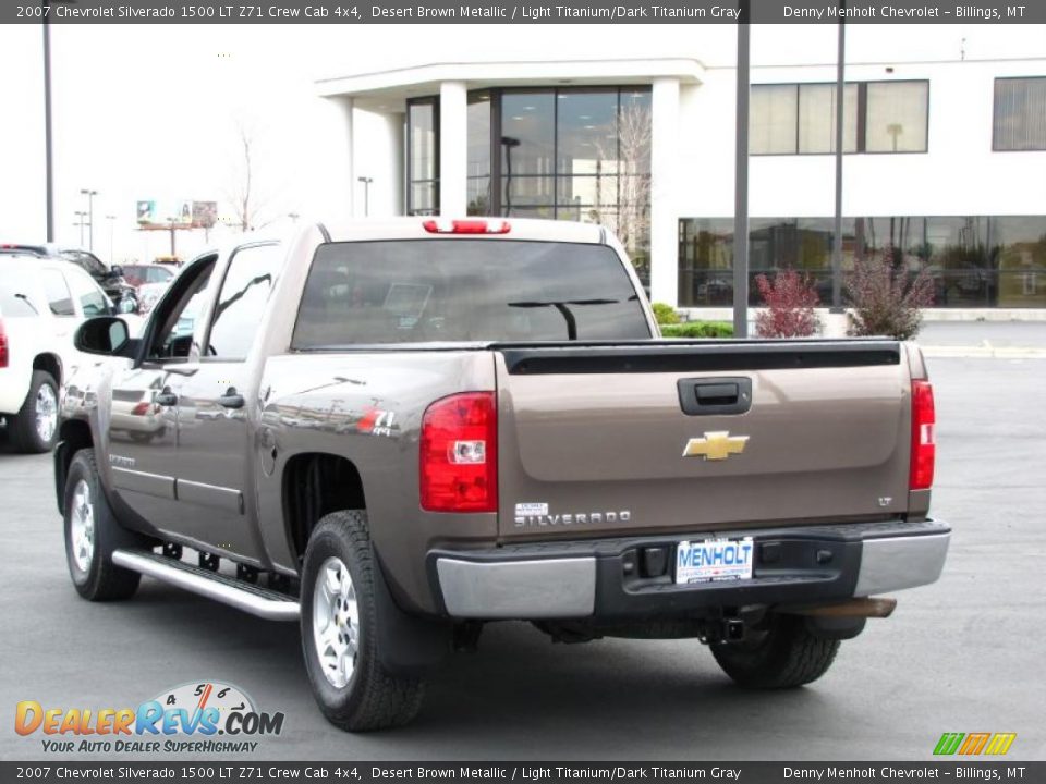 2007 Chevrolet Silverado 1500 LT Z71 Crew Cab 4x4 Desert Brown Metallic / Light Titanium/Dark Titanium Gray Photo #11