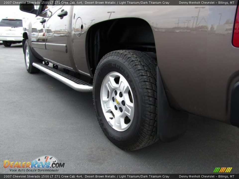 2007 Chevrolet Silverado 1500 LT Z71 Crew Cab 4x4 Desert Brown Metallic / Light Titanium/Dark Titanium Gray Photo #12