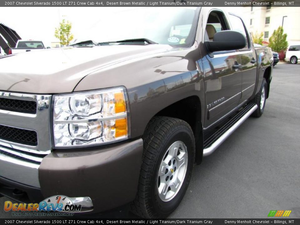 2007 Chevrolet Silverado 1500 LT Z71 Crew Cab 4x4 Desert Brown Metallic / Light Titanium/Dark Titanium Gray Photo #13