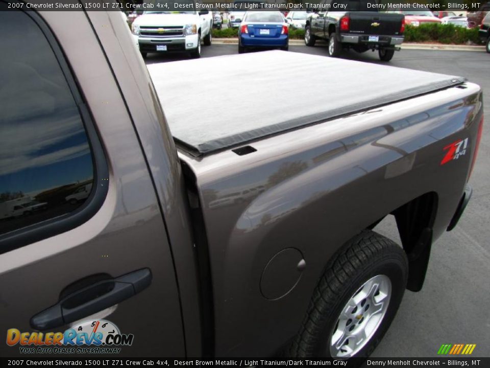 2007 Chevrolet Silverado 1500 LT Z71 Crew Cab 4x4 Desert Brown Metallic / Light Titanium/Dark Titanium Gray Photo #14