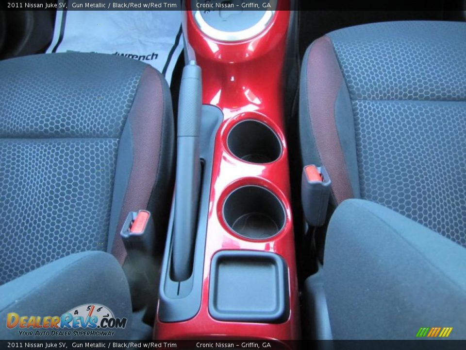 Black/Red w/Red Trim Interior - 2011 Nissan Juke SV Photo #15