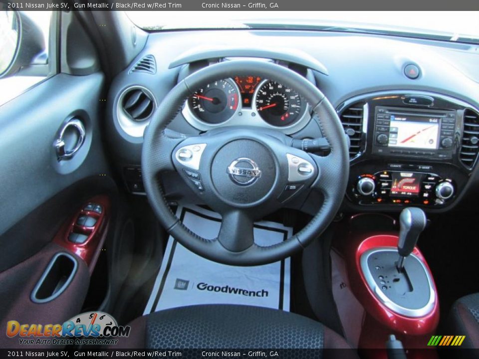 2011 Nissan Juke SV Steering Wheel Photo #16