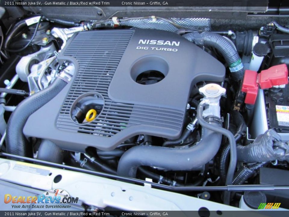 2011 Nissan Juke SV 1.6 Liter DIG Turbocharged DOHC 16-Valve 4 Cylinder Engine Photo #17
