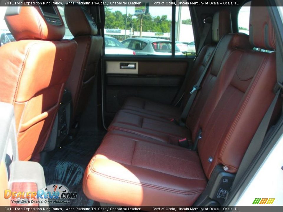 Chaparral Leather Interior - 2011 Ford Expedition King Ranch Photo #7