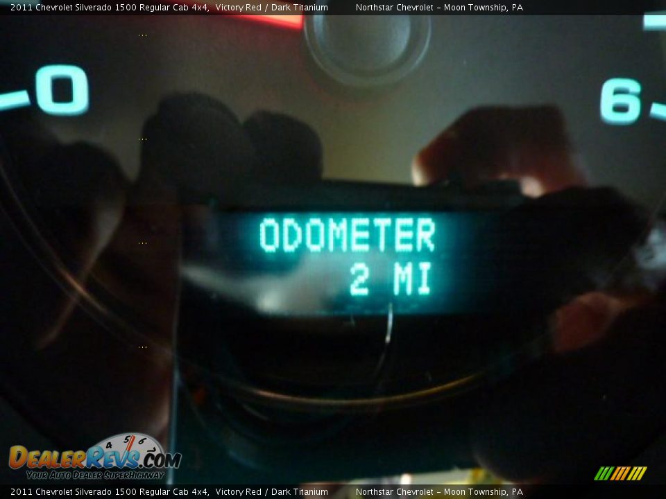 2011 Chevrolet Silverado 1500 Regular Cab 4x4 Victory Red / Dark Titanium Photo #20