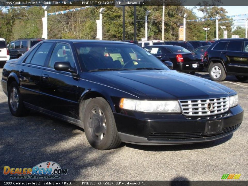 1999 Cadillac Seville SLS Sable Black / Black Photo #3