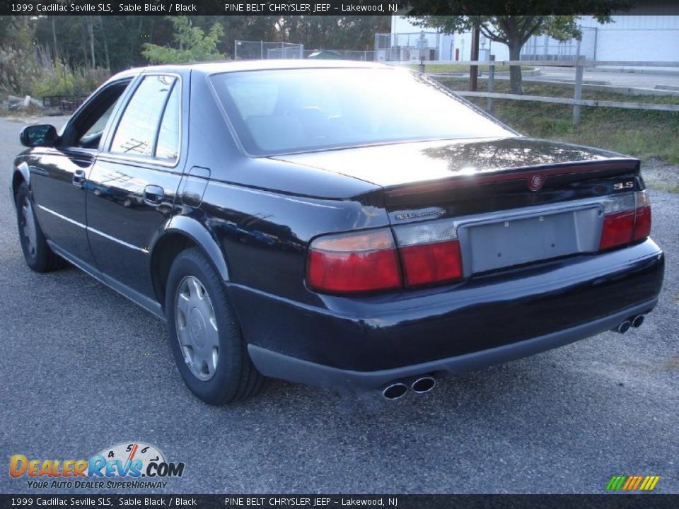 1999 Cadillac Seville SLS Sable Black / Black Photo #6