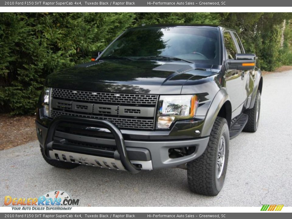 2010 Ford F150 SVT Raptor SuperCab 4x4 Tuxedo Black / Raptor Black Photo #3