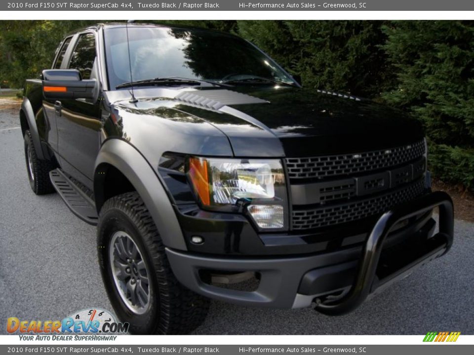2010 Ford F150 SVT Raptor SuperCab 4x4 Tuxedo Black / Raptor Black Photo #6