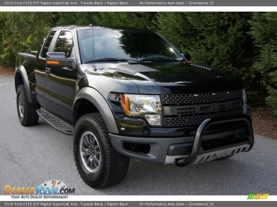 2010 Ford F150 SVT Raptor SuperCab 4x4 Tuxedo Black / Raptor Black Photo #7