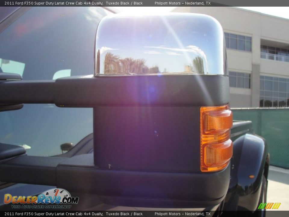 2011 Ford F350 Super Duty Lariat Crew Cab 4x4 Dually Tuxedo Black / Black Photo #14