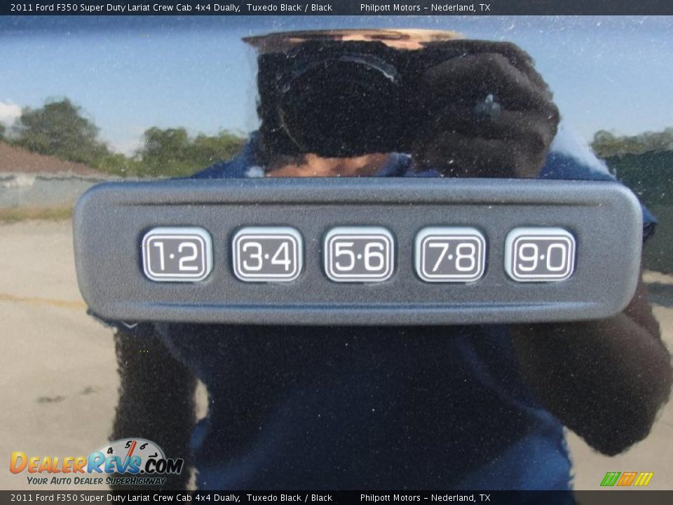 2011 Ford F350 Super Duty Lariat Crew Cab 4x4 Dually Tuxedo Black / Black Photo #16