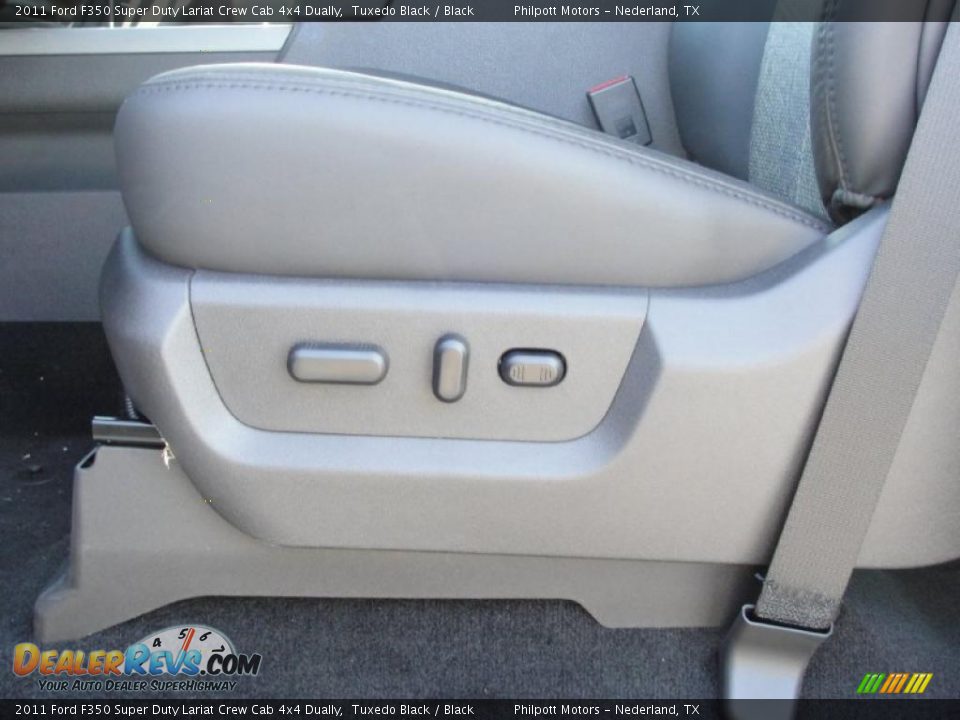 2011 Ford F350 Super Duty Lariat Crew Cab 4x4 Dually Tuxedo Black / Black Photo #26