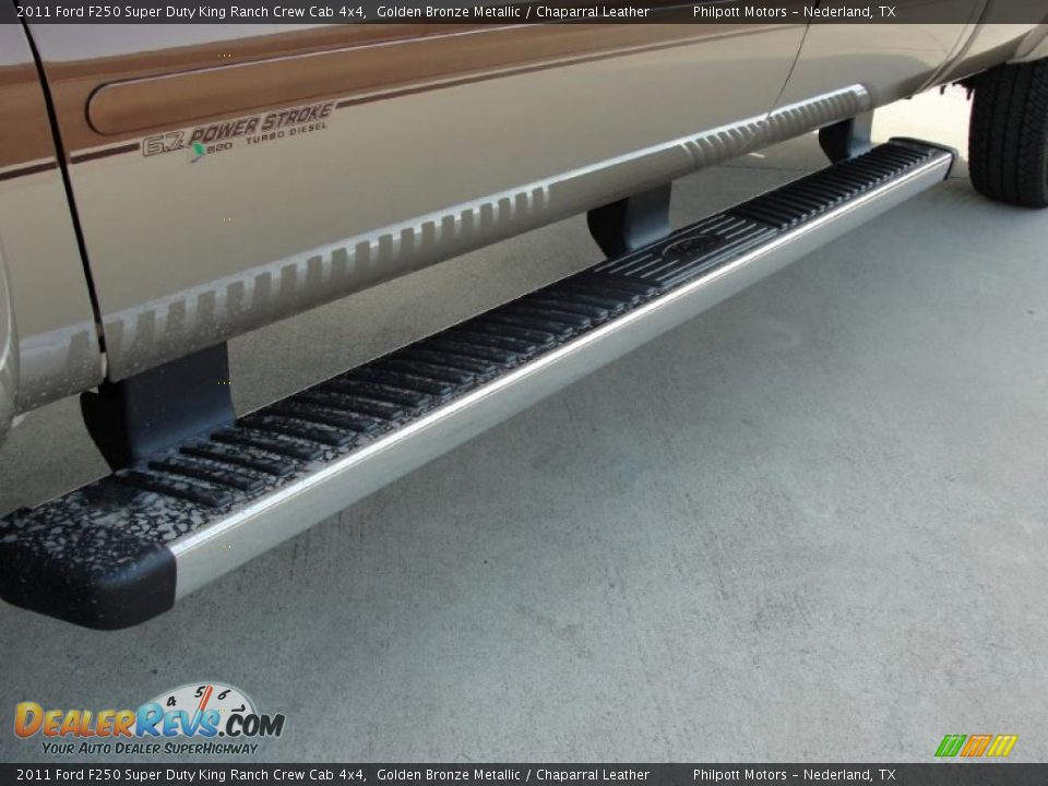 2011 Ford F250 Super Duty King Ranch Crew Cab 4x4 Golden Bronze Metallic / Chaparral Leather Photo #11