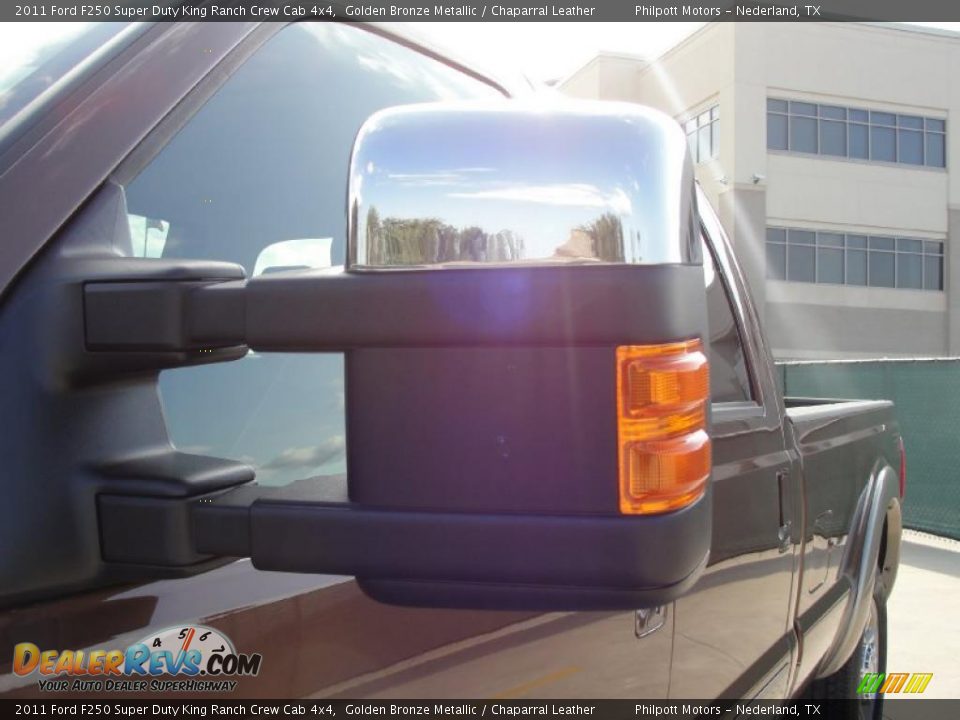 2011 Ford F250 Super Duty King Ranch Crew Cab 4x4 Golden Bronze Metallic / Chaparral Leather Photo #14