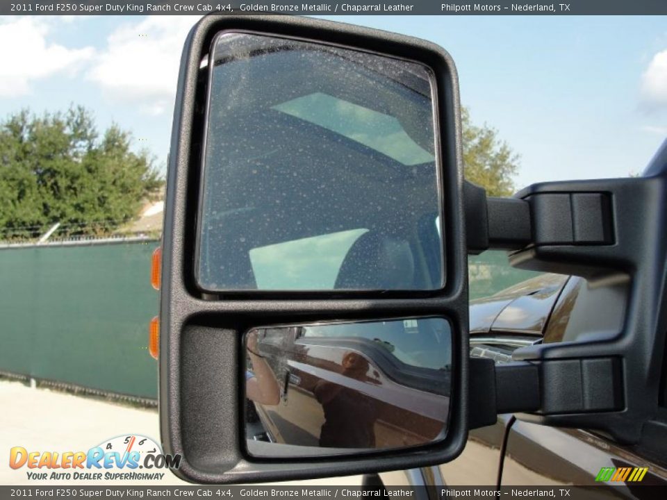 2011 Ford F250 Super Duty King Ranch Crew Cab 4x4 Golden Bronze Metallic / Chaparral Leather Photo #15